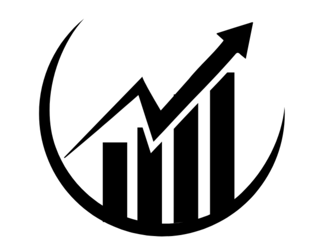 blue modern finance company logo